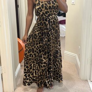 Leopard maxi dress